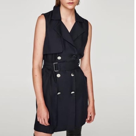 trench dress zara